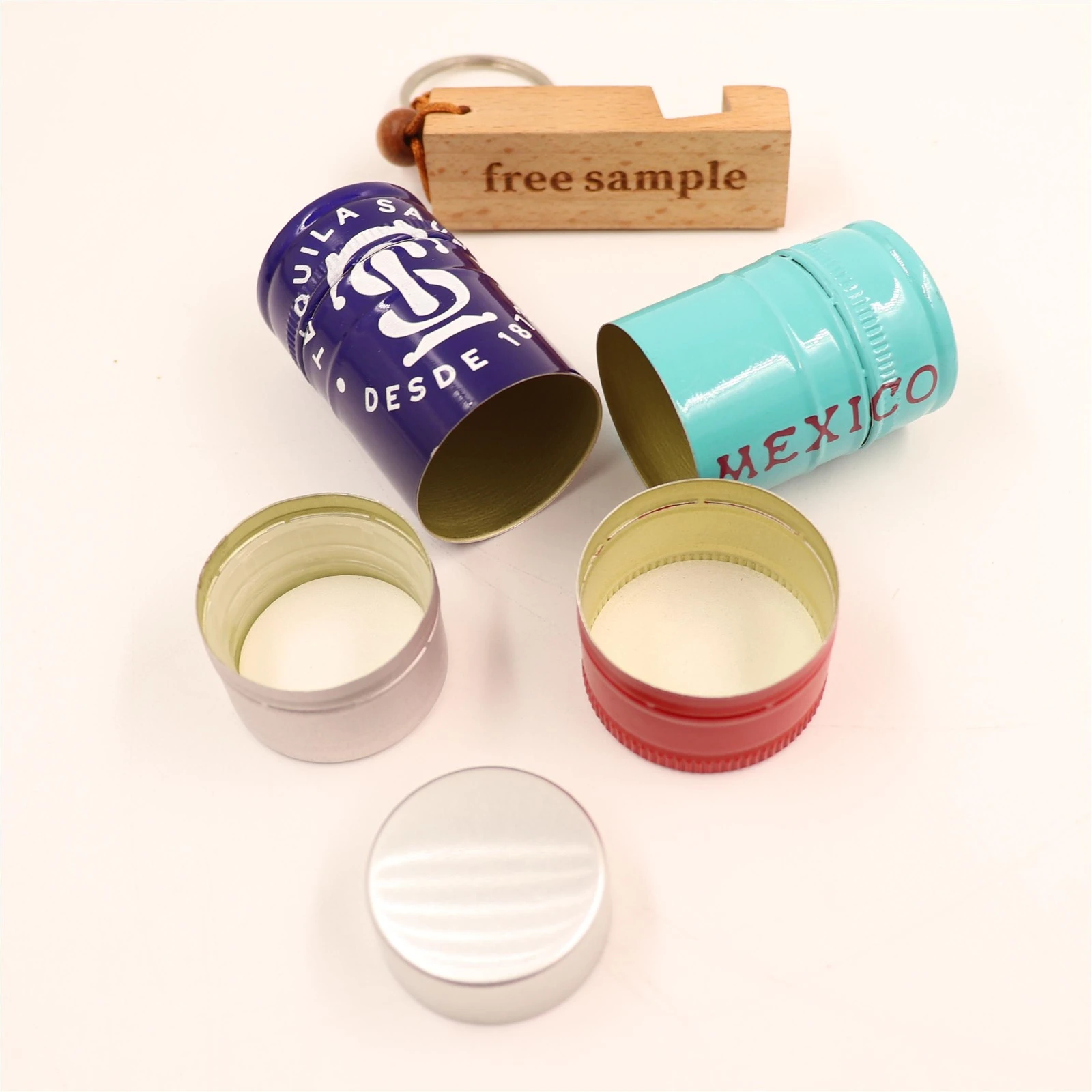 Aluminum Screw Caps for Cosmetic Containers 1